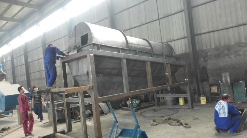 GT5型滾筒篩加工中