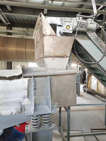 皮帶輸送機使用現場